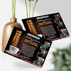 Custom Flyer Printing Services High Quality Glossy Flyers with Full Color Printing for Business Promotion and Event Advertising