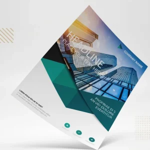 Custom Flyer Printing Services High Quality Glossy Flyers with Full Color Printing for Business Promotion and Event Advertising