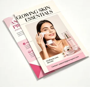 Custom Flyers & Brochures-Full Color Product Promotional Poster Printing Custom Business Logo Production Leaflet Poster Foldout
