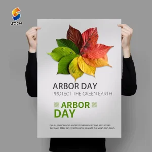 Custom Flyers & Poster Printing for Business Advertising Event Promotion Trade Shows UV Resistant Waterproof Custom Logo