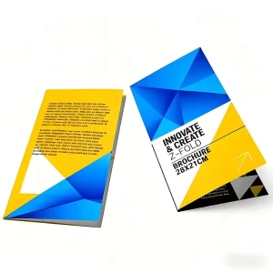 Custom Flyers Printing Catalog Printing Service Tri Fold Flyer Printing Folding Leaflet Brochure and Postcard Custom