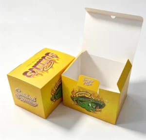Custom Foldable Flip Lock Bottom Packaging Box Large Cardboard Gift Boxes Full Color Printed Retail Packing