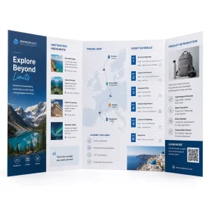 Custom Folded Leaflets Printing | Z Fold, Accordion Fold And Multi Panel Brochures For Advertising, Events And Product Promotion