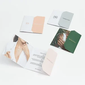 Custom Folding Design Bulk Printing Paper Flyer Catalogue Brochure Instruction Manual Booklet