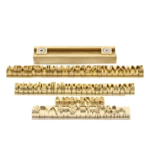 Custom Fonts and Symbols Brass Letters, CNC Engraving Molds, Hot Stamping Stamps and Numbers