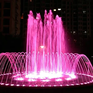 Custom Fountain Manufacturer Stainless Steel IP68 LED Underwater Light Programmable Dancing Music Outdoor Garden Water Fountain