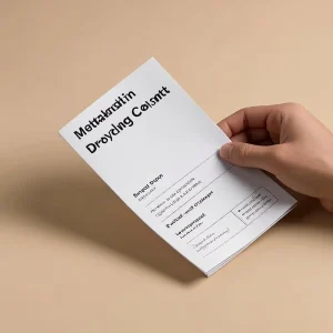 Custom Free Design Art Paper Flyers Leaflet Trifold Brochure Printing Instruction Manual Menu Catalog Magazine Printing Service
