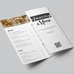 Custom Full Color A4 Paper Leaflets Advertising Fold Flyers Luxury Pamphlet Booklet Printing 3 Fold Trifold Brochure