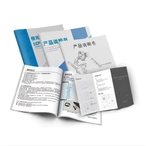 Custom Full Color Brochure User Instructions Booklet Leaflet Manual Printing Service