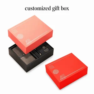 Custom Gift Box Gift Packaging Box Paper Packaging with Embossing Portable Waterproof Sponge Liner Luxury Return Gift Boxes