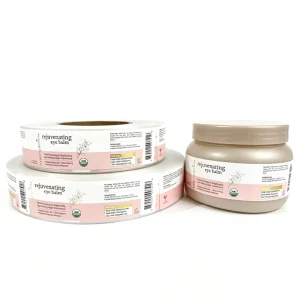 Custom Gloss Surface Vinyl Waterproof Cosmetic Product Labels for Perfume Shampoo and Beauty Products