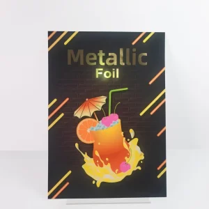 Custom Glossy Metallic Gold Foil Art Prints Paper Poster Anime Matte Finish Display Posters