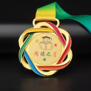 Custom Gold Plated Zinc Alloy Soft Enamel 3D 10cm Sports Medal 5K Marathon Football Taekwondo Swimming Race