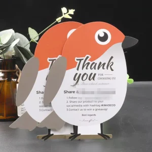 Custom Greeting Card Postcard, Digital Printing, Embossing, Cardboard Material, Art Paper Finish