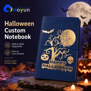 Custom Halloween PU NotebookOffset Paper Digital Printing OEM High Quality Customized Printing Children’s Book