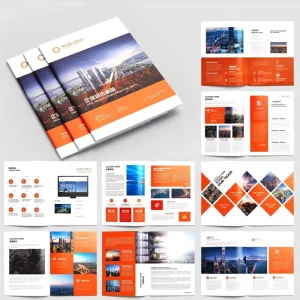 Custom Hardcover Printed A4 A5 Book Leaflet Catalog Catalogue Product Company Brochure Magazine Printing Service