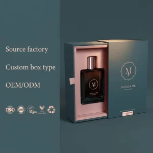 Custom High-End Magnetic Gift Paper Box with Custom Different Shape Gold Foil Recycled Materials for Cosmetics & Souvenirs