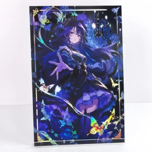 Custom Holographic Foil Art Prints Digital Paper Poster Holo Printing Vibrant Color Anime Illustration Wall Decoration Posters