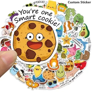 Custom Holographic Vinyl Stickers Waterproof Sun proof Reusable Die Cut UV for Transfer Decals for Cups and Branding