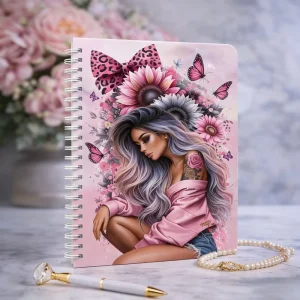 Custom Individual Scratch-Proof Mix-and-Match UV DTF Decal 3D Effect Journal Cover Stickers for A5 Notebook
