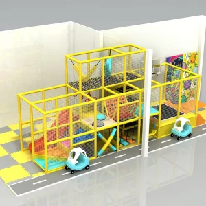 Custom Indoor Amusement Equipment Modular Commercial Soft Play Structure Multi Level Adventure Maze High Capacity Play Center