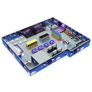 Custom Indoor Children’s Adventure Maze Playground Equipment with Soft Surface for Mall High Capacity Commercial Use