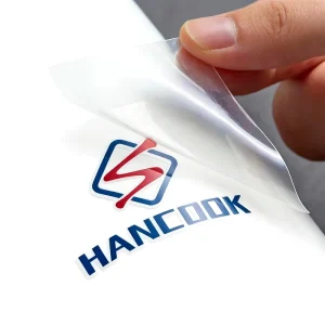 Custom Iridescent Holographic Logo Stickers | PVC Waterproof Glossy UV Labels UV Printing Eco-Friendly Premium Branding