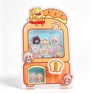 Custom Irregular Fortune Themed Acrylic Picture Stand Spring Festival Cartoon Photo Frame Stable Stock Custom Illustration