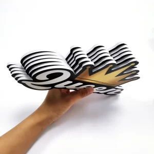 Custom Irregular Shape Die Cut Advertising Board Eye Catching Design for Event and Exhibition Stand