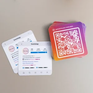 Custom Key-Shaped PVC Social Media Instagram NFC Review Business Cards