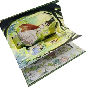 Custom Kids Princess Fairy Tale 3D Pop up Hardcover Board Book Printing Children Illustration Story Book