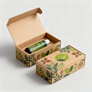 Custom Kraft Shipping Box Cosmetics Bottle Custom Box With Insert Essential Oil Bottle Mailer Box Design Your Own Packaging