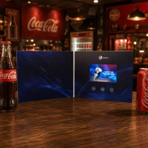 Custom LCD Video Brochure Card Digital Marketing Video Card for Brand Promotion Advertising Presentation OEM ODM
