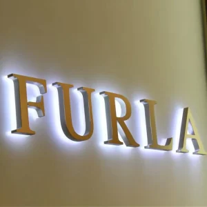Custom LED 3D Metal Backlit Storefront Stainless Steel Illuminated Channel Letter Outdoor Logo Shop Business Building Sign