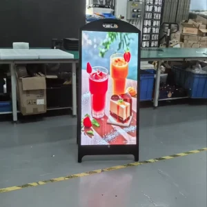 Custom LED Digital Poster With RGB Illuminated Logo IP65 Rated Aluminium Diecast For Outdoor Advertising