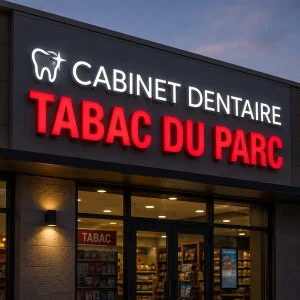 Custom LED Frontlit Letter Sign 3D Channel Letters for Outdoor Illuminated Storefront Signage