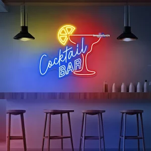 Custom LED Neon Light Adjustable Brightness USB Powered Personalized Name Deer Wall Decor for Bar Party Bedroom