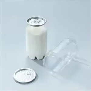 Custom LOGO Plastic Packaging Jar Aluminium Pet Pop Can Milk Tea Bottle Cold Drink Container