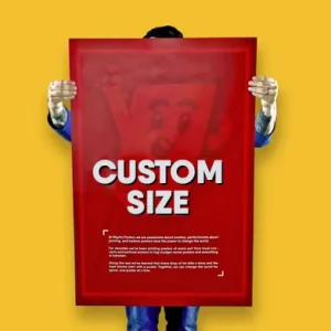 Custom Laminated A1-A4 Poster Printing, Wall Art Advertising Posters