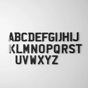 Custom Laser Cut 3D 4D Factory Price Adhesive Logo Plastic Acrylic Alphabet Letter Sticker