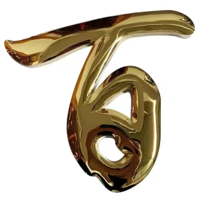 Custom Laser Cutting Flat Metal Brass Letters Decorative Letters Thicken Solid Letters for Office Reception Desk Use