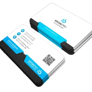 Custom Logo 300G Film Lamination Art Paper Business Card Full Color Double-Sided Printing