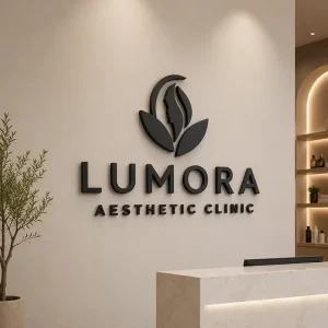 Custom Logo 3D Backlit Signage Beauty Salon Wall Logo Sign Company 3D Logo Business Sign For Shop Company Office