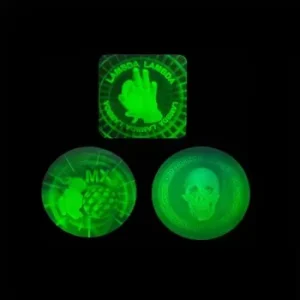 Custom Logo 3D Holographic Stickers Semi-Transparent Anti-Counterfeit Labels Supply Wide Range of Applications