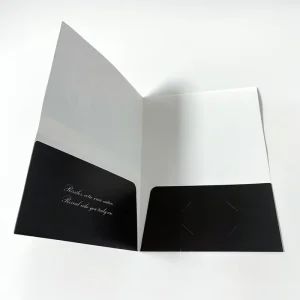 Custom Logo A4 Paper Embossed Real Estate Presentation School Folders Document