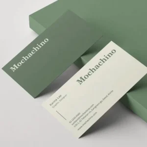 Custom Logo Business Cards Premium Matte Laminated Coated Paper High Definition Digital Printing for BusinessNetworkingExpansion