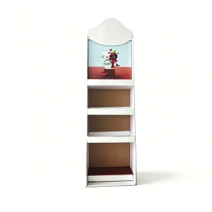 Custom Logo Cardboard Floor Display Stand Tiered Shelves Retail Ready Packaging SRP Supermarket Branding FSDU Unit