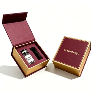 Custom Logo Cardboard Magnetic Gift Box with Sponge Lining for 2ml and 3ml Cosmetic Peptide Vials