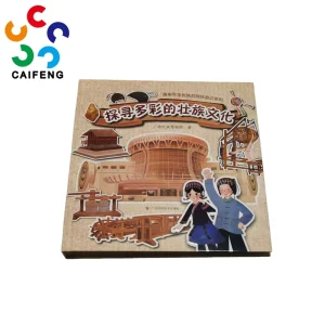 Custom Logo Children’s Pop Books Interactive 3D Elements Film Lamination Sewing Binding Hard Cover Offset Printing