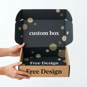 Custom Logo Corrugated Mailer Box Beautiful Design Cardboard Shipping Packaging Box for Gift Sets Cosmetics and Retail Products